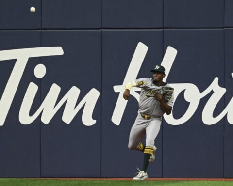 Home sweet homer: Athletics rookie Denzel Clarke's 1st major league HR comes in his native Toronto