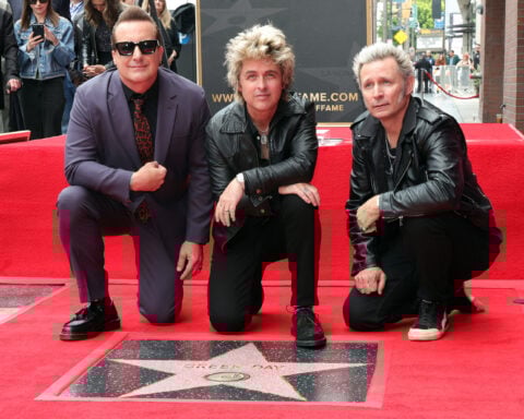 Green Day's star on Hollywood Walk of Fame unveiled