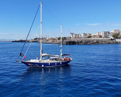 Nonprofit ship sets sail for Gaza after drone attack setback