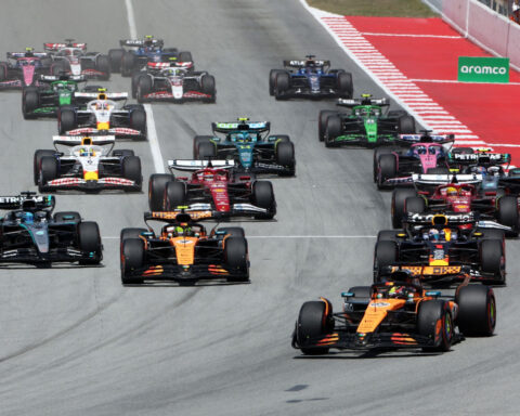Oscar Piastri wins Spanish Grand Prix, as George Russell and Max Verstappen clash in late drama
