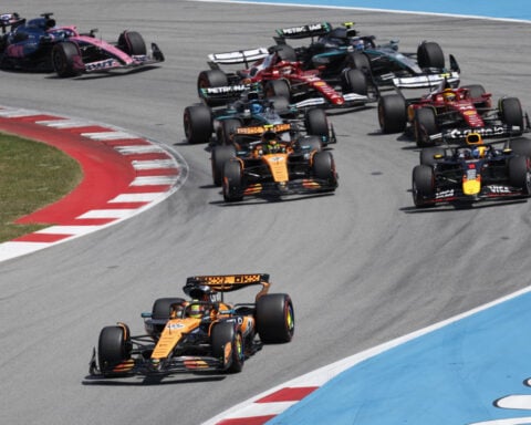 Piastri and Norris score McLaren 1-2 at Spanish GP to extend F1 lead. Verstappen 10th after penalty