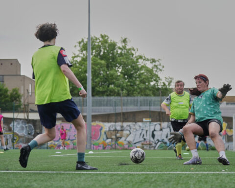 On the day transgender women soccer players face a ban in England, they play on