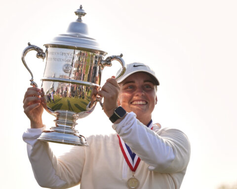 Sweden's Maja Stark wins the U.S. Women's Open for her first major championship
