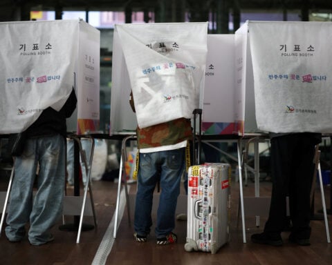Wave of anger could sweep liberals to victory in South Korea election