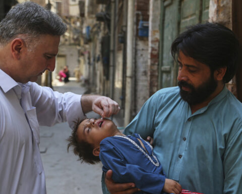 Pakistan's anti-polio drive suffers a blow after a northern enclave reports first case in 7 years