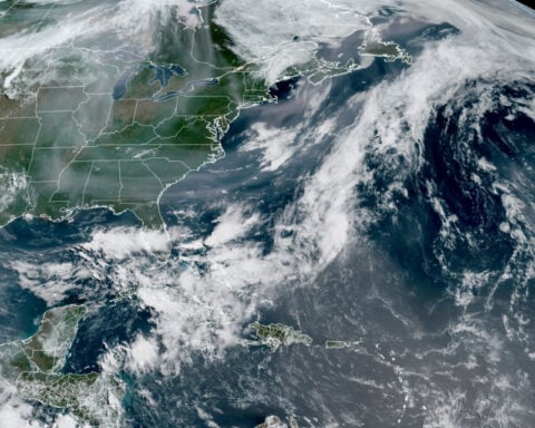 Canadian wildfire smoke and a dust plume from Africa could collide over the South this week