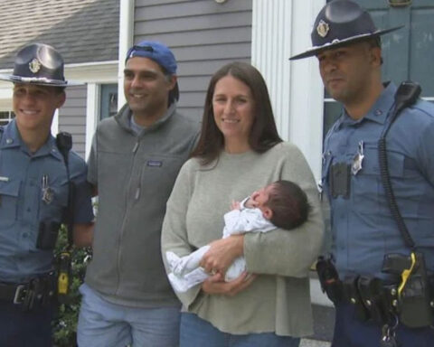 Mom thanks Massachusetts troopers who escorted her through Boston traffic to give birth