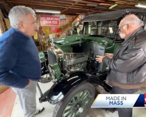 Restoration of 100-year-old car celebrates automotive history in Massachusetts