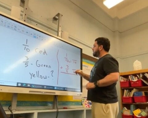 Bronx public school teacher surprised with $25,000 FLAG Award for Teaching