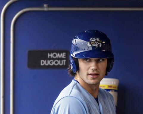 Royals top prospect Jac Caglianone goes hitless but still makes an impact in MLB debut