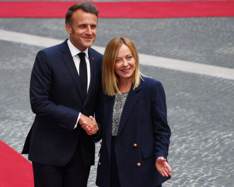 Macron and Meloni meet in Rome after tensions on Ukraine, trade