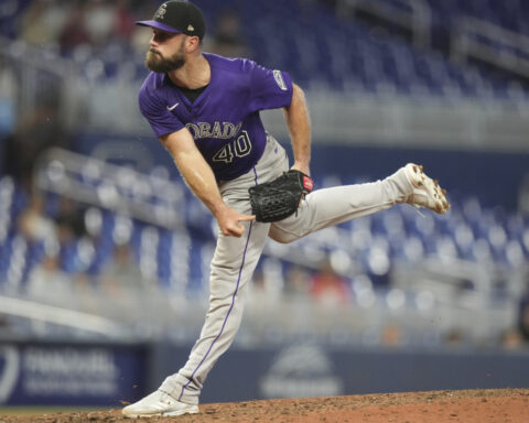 MLB-worst Rockies beat Marlins 3-2, securing a sweep in 1st series win of the season
