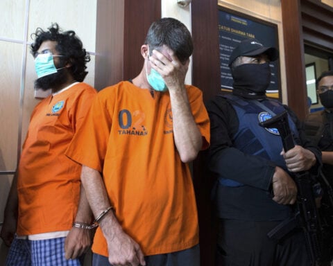 Indonesia arrests foreign nationals in Bali on drugs charges that could carry the death penalty