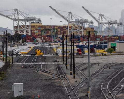 US trade deficit narrows sharply in April; imports post record drop