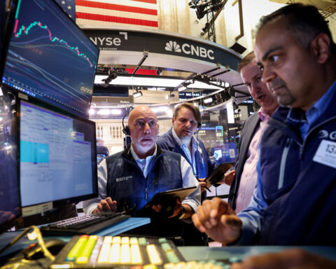 US stocks end lower, crude gains as Trump-Musk row distracts from trade talks, data