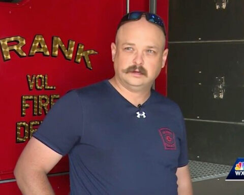 North Carolina firefighter shares story of daring water rescue during Hurricane Helene