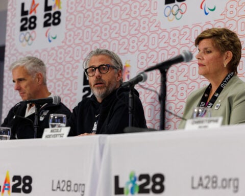 Olympics-US travel ban will not hinder Los Angeles Olympics, LA28 CEO says