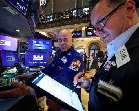 Wall Street posts weekly gains, Treasury yields jump as upbeat jobs data ease economic fears