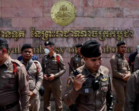 Thailand and Cambodia reinforcing troops on disputed border after May skirmish, Thai minister says