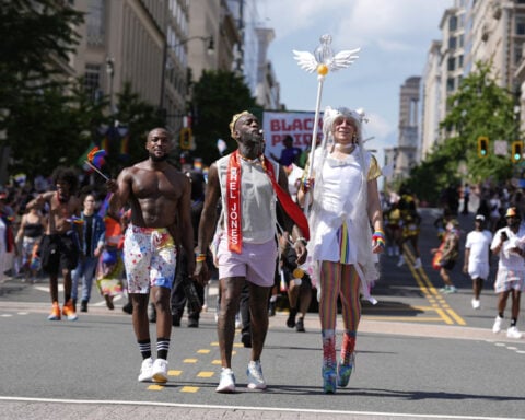 Cloudy skies can’t dim joy as thousands fill nation's capital for World Pride parade