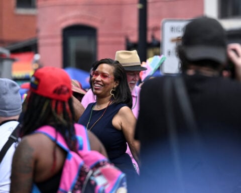 With rage and humor, WorldPride rally takes aim at Trump in Washington
