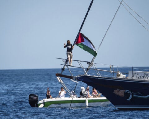 Israel vows to prevent an aid boat carrying Greta Thunberg and other activists from reaching Gaza