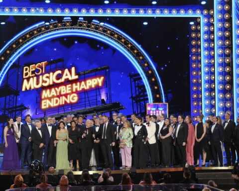 Tony Awards laud android rom-com 'Maybe Happy Ending' and history-making 'Purpose'