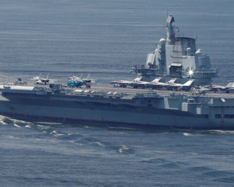 Japan confirms China's aircraft carrier sailed east of Iwo Jima for first time