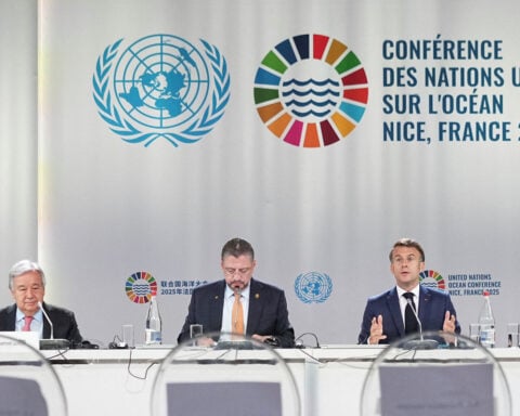 Oceans protection treaty could take effect from January, Macron says