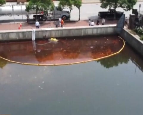 Baltimore's Harbor East roads back open near the 5,000-gallon fuel spill cleanup