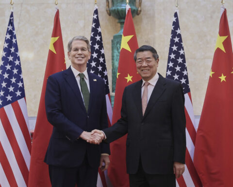 The US and China are holding trade talks in London after Trump's phone call with Xi