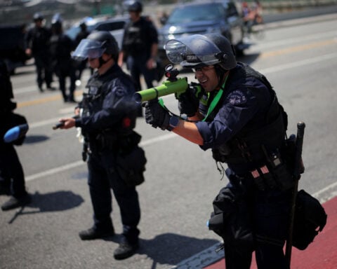 A look at the ‘less lethal’ weapons authorities used to crack down on Los Angeles protests
