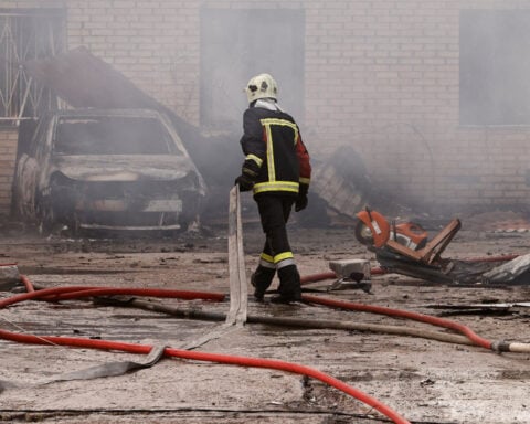 Russia launches one of war's largest air attacks on Kyiv