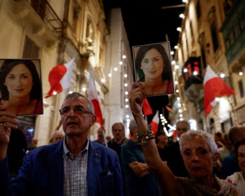Two men jailed for life for procuring bomb that killed Malta journalist