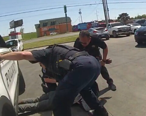 'Y’all just ran me over, bro': Jaywalking suspect run over by police car