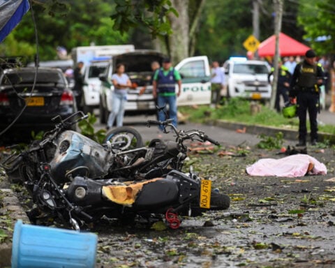 Colombia bomb attacks rock southwest, senator still critical after shooting