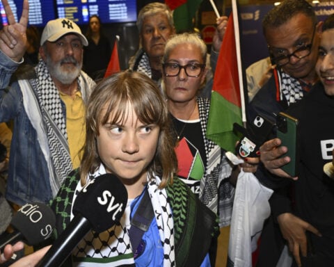 Israel deports Greta Thunberg after Gaza-bound ship she was on was seized