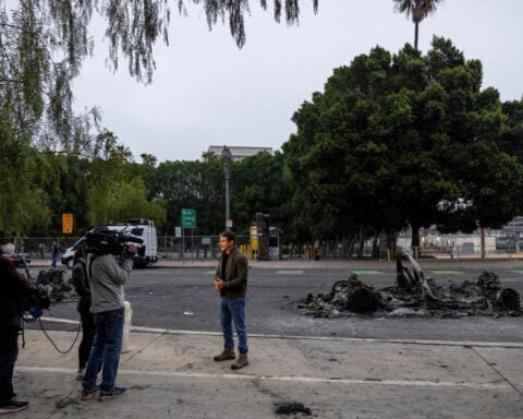 Journalists among the injured in LA as ICE protests grow violent