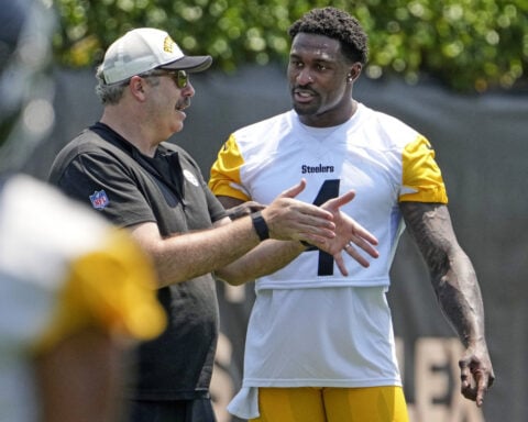 It didn't take DK Metcalf long to show the Steelers what they're getting in their new wide receiver