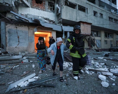 Russia hits Ukraine's Kharkiv with deadly nighttime barrage of drones