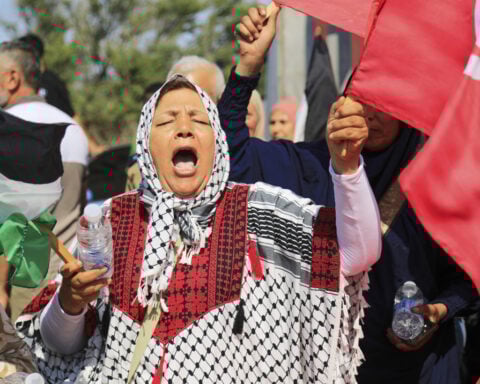 Egypt blocks activists aiming to march to Gaza to draw attention to humanitarian crisis