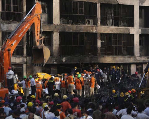 Fiery Air India crash kills 241 people aboard, leaving 1 survivor, airline says