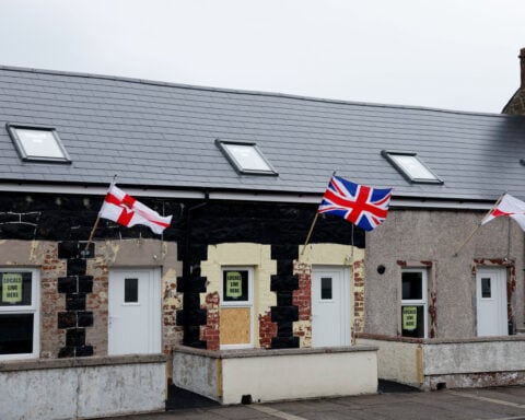 Northern Ireland leisure centre hosting immigrants attacked on third night of violence
