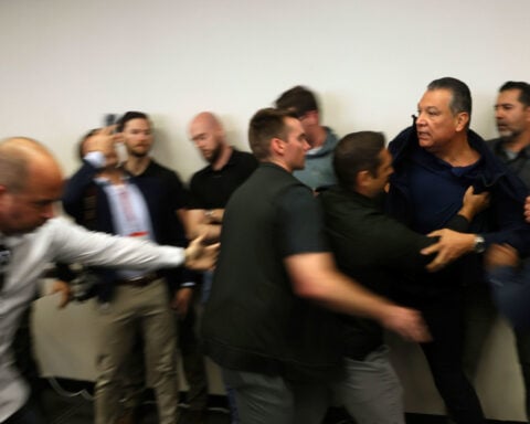 US senator forcefully removed from DHS event in LA, triggering Democratic outcry on Capitol Hill