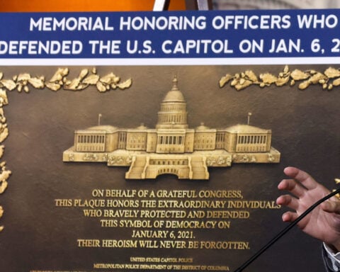 Police officers who defended Capitol on January 6 sue to have memorial installed