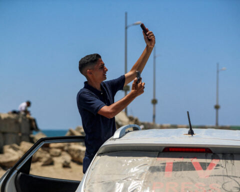 Humanitarian workers killed in Gaza ambush blamed on Hamas; internet cut in territory