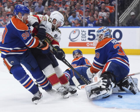 Panthers move to the verge of 2nd straight Stanley Cup title by beating the Oilers 5-2 in Game 5