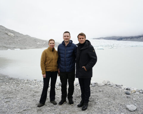 Macron visits Greenland to show European support for the strategic Arctic island coveted by Trump