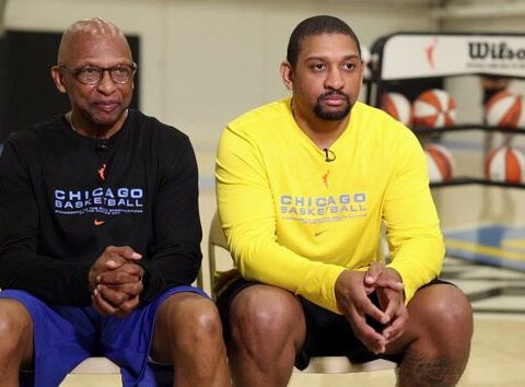 Head Chicago Sky coach Tyler Marsh and dad Donnie get to coach together on Father's Day