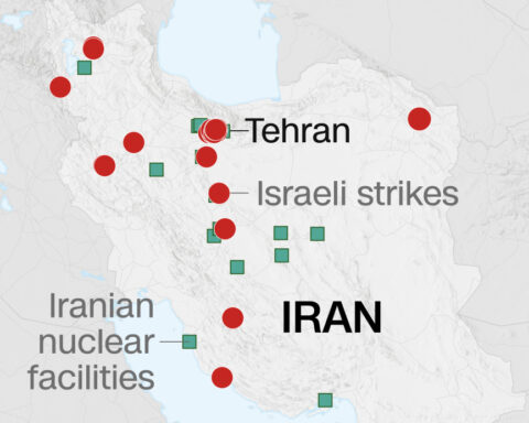 Visualizing US and Israeli airstrikes on Iran and retaliation in maps
